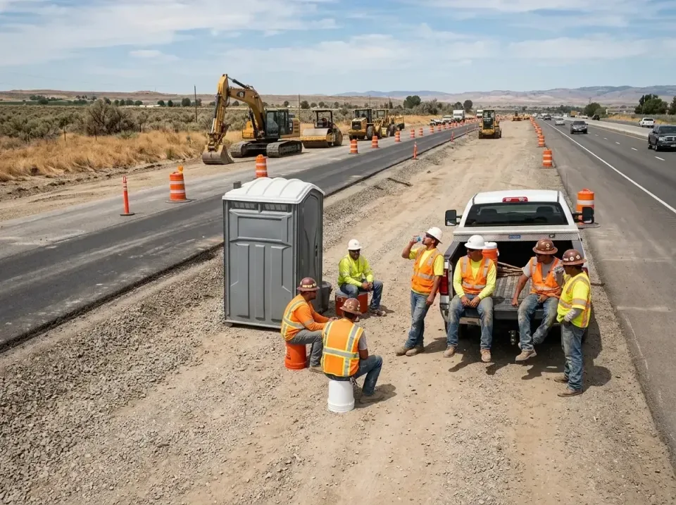 highway-road-construction-crew-007 — frequently asked questions, Porta Potty and Restroom Rentals in Elkins, AR